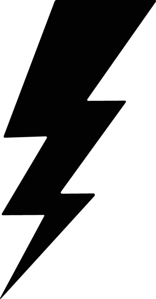 Blitz Blitz Bolzen eben Symbol. elektrisch Leistung Symbol. Energie Zeichen, Vektor Illustration. aufladen unterzeichnen. Donner Streik Elektrizität linear Symbol. Blitz blinken. mächtig elektrisch erfüllen