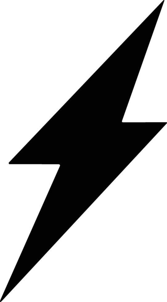 Blitz Blitz Bolzen eben Symbol. elektrisch Leistung Symbol. Energie Zeichen, Vektor Illustration. aufladen unterzeichnen. Donner Streik Elektrizität linear Symbol. Blitz blinken. mächtig elektrisch erfüllen