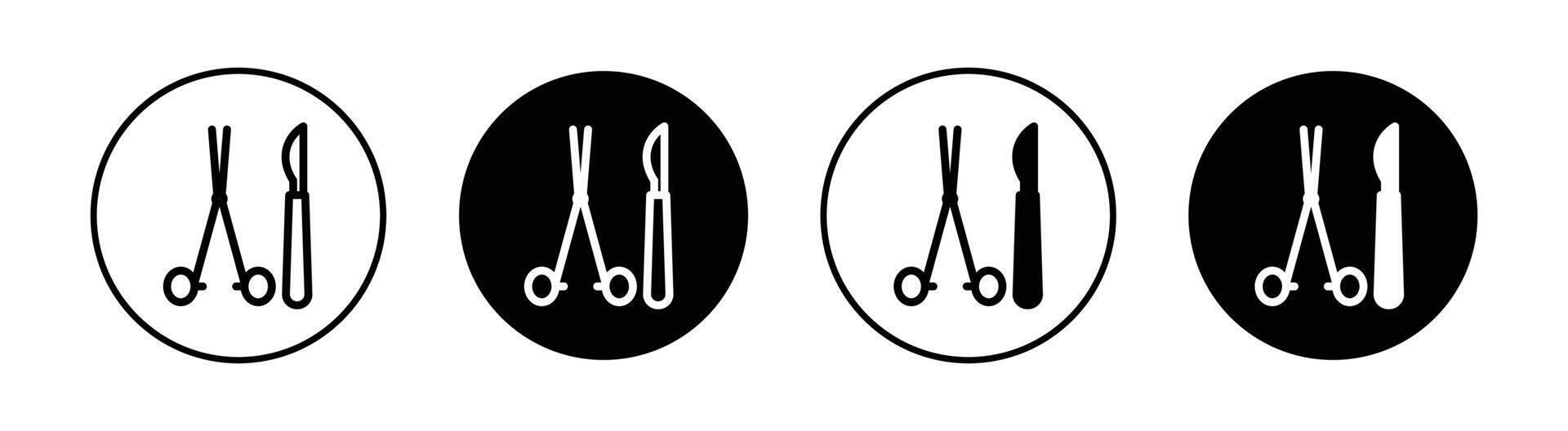 Chirurgie-Vektor-Symbol vektor