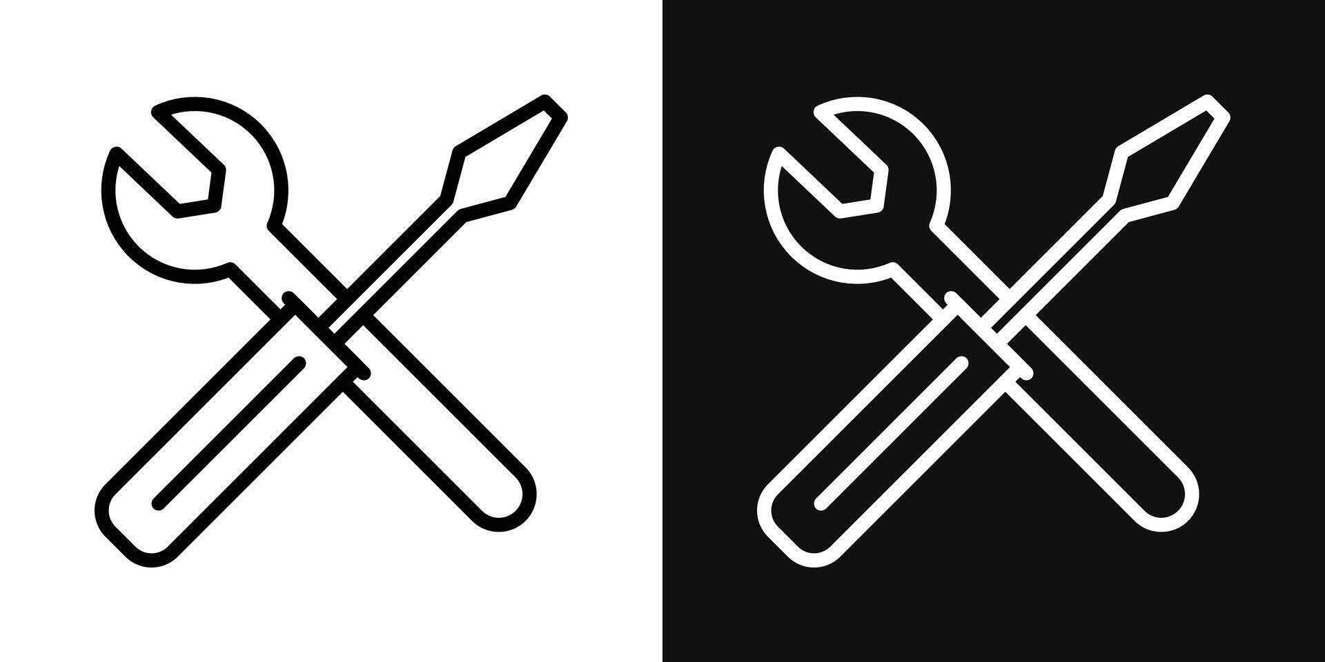 Reparatur Werkzeuge Symbol vektor