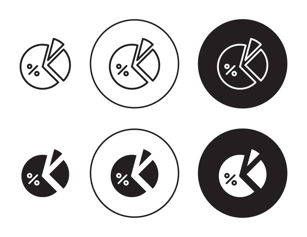 Statistik-Vektorsymbol vektor