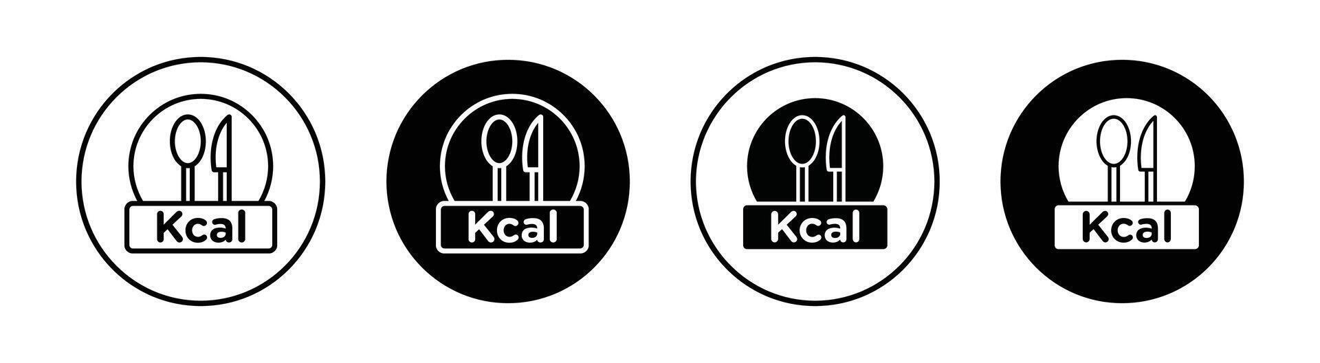 kcal vektor ikon