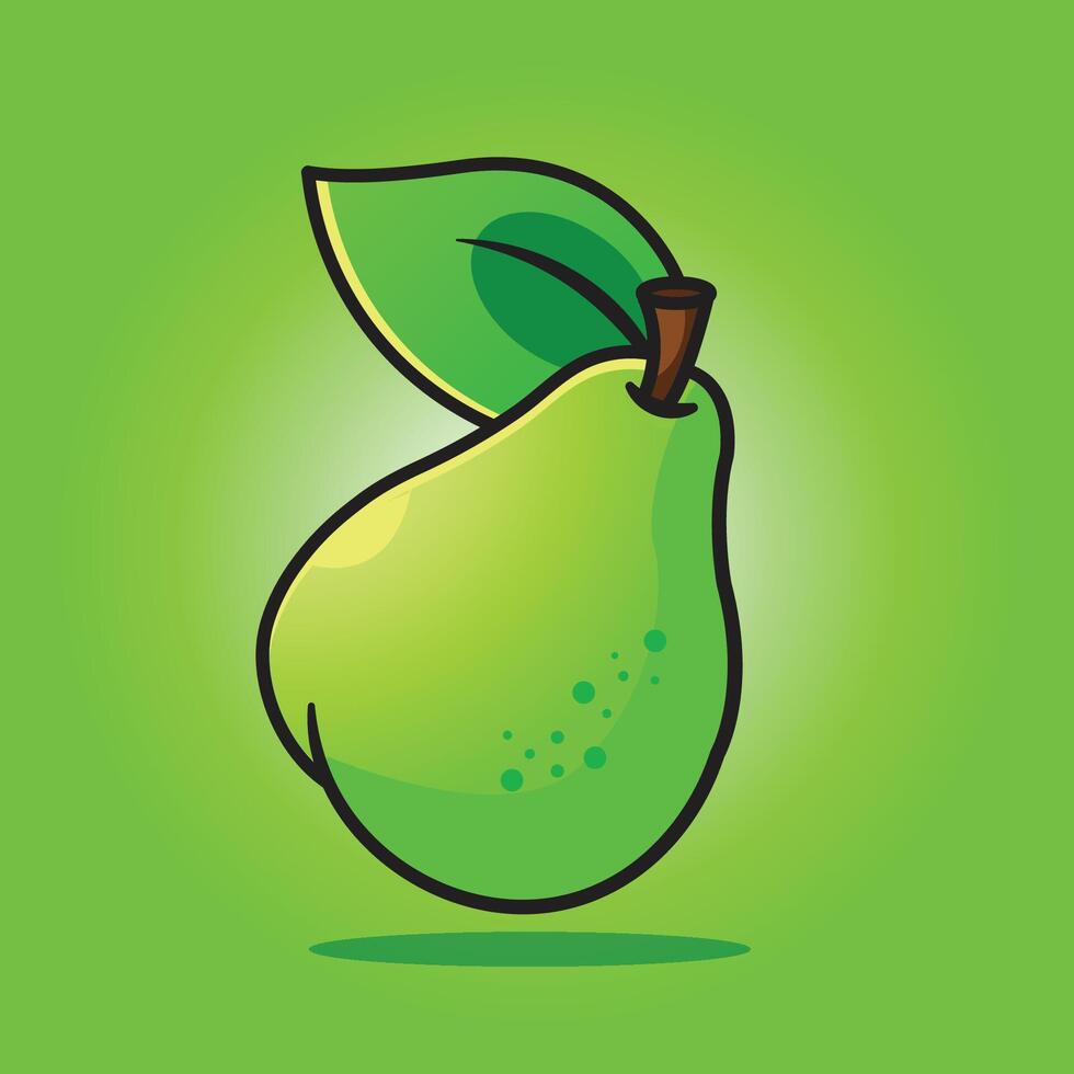 grüne Guave-Frucht vektor