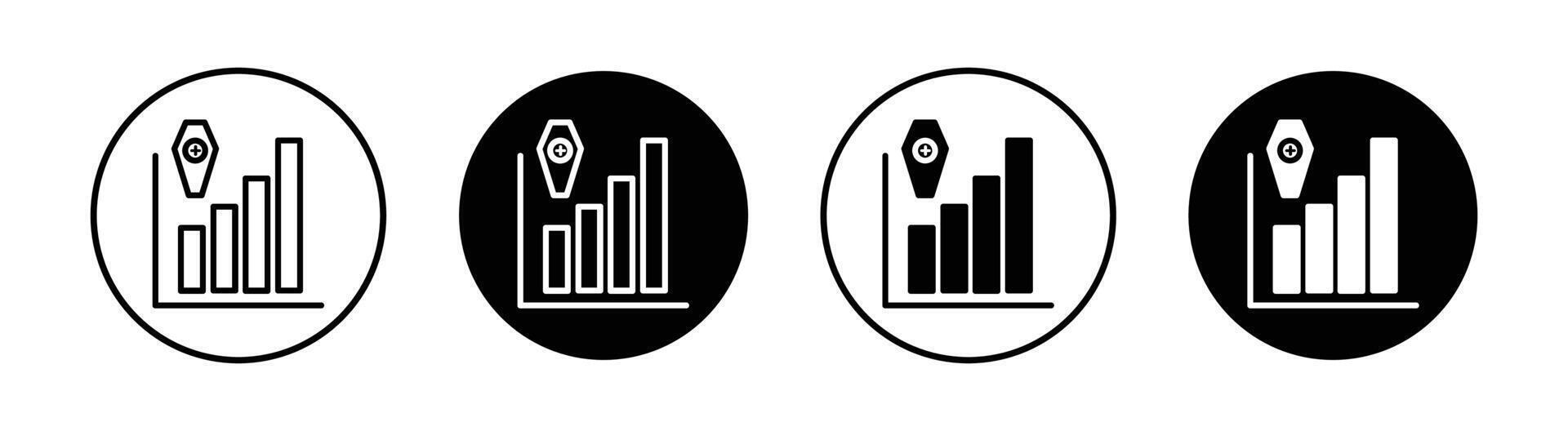 Tod Bewertung Wachstum Symbol vektor