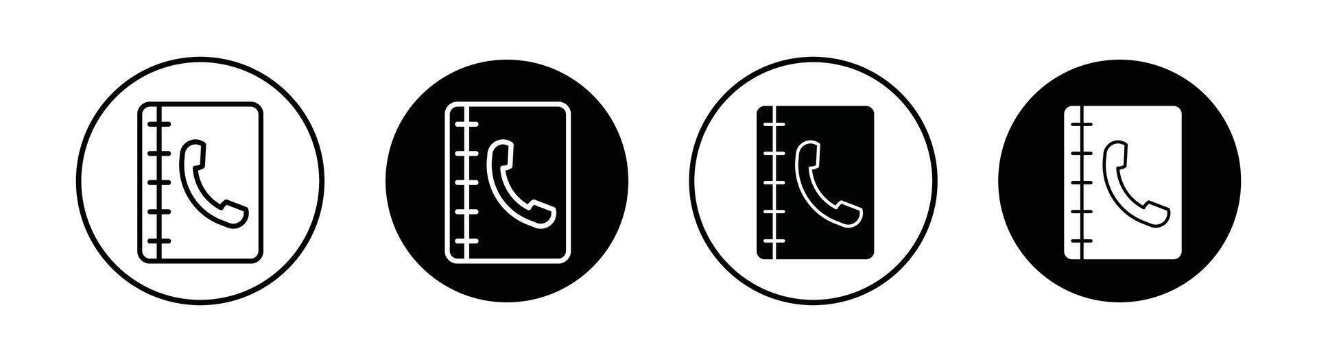 Telefonbuch Vektor Icon