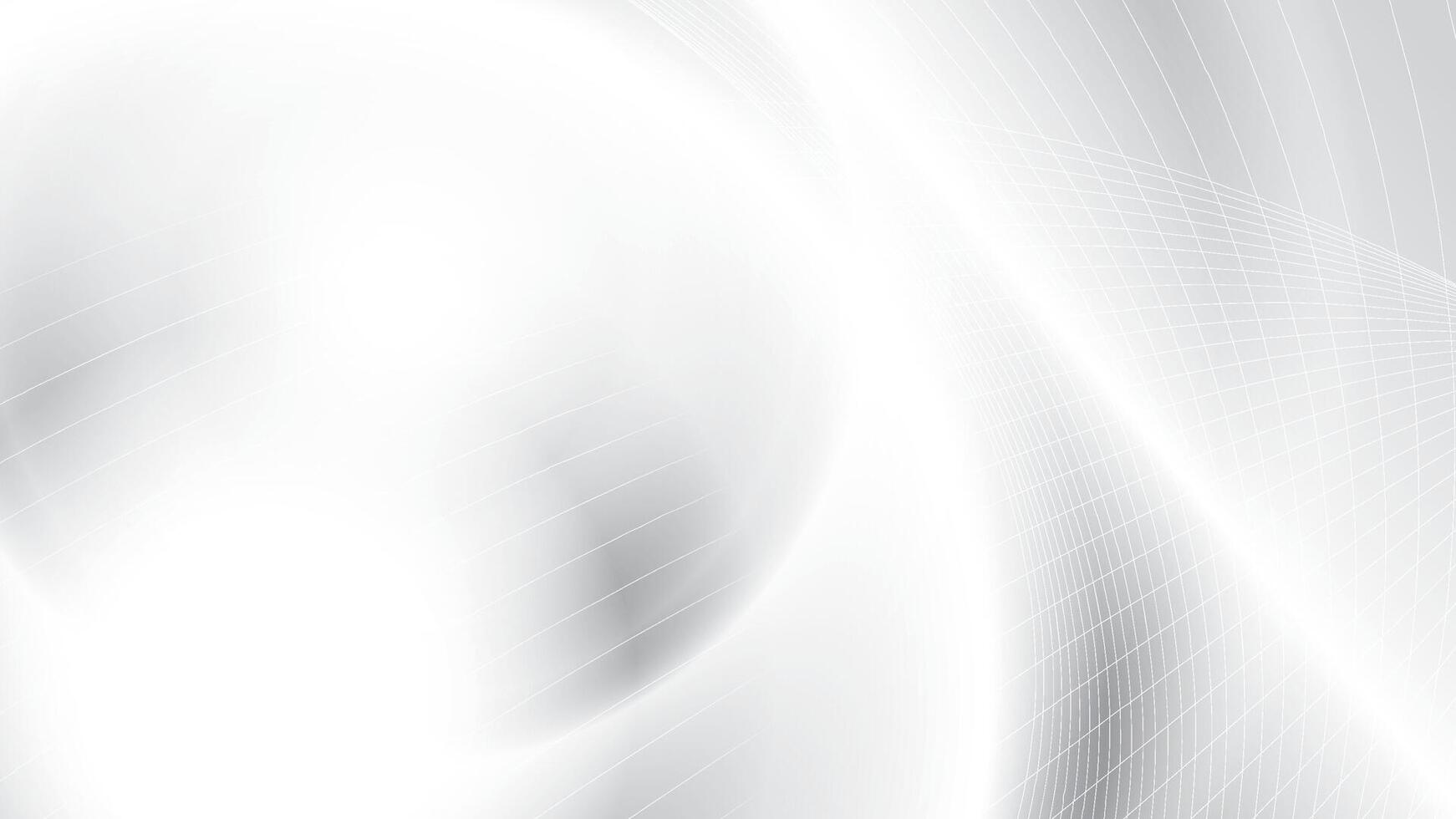abstrakt Weiß und grau Farbe, modern Design Streifen Hintergrund mit Kurve Linie Muster. Vektor Illustration.