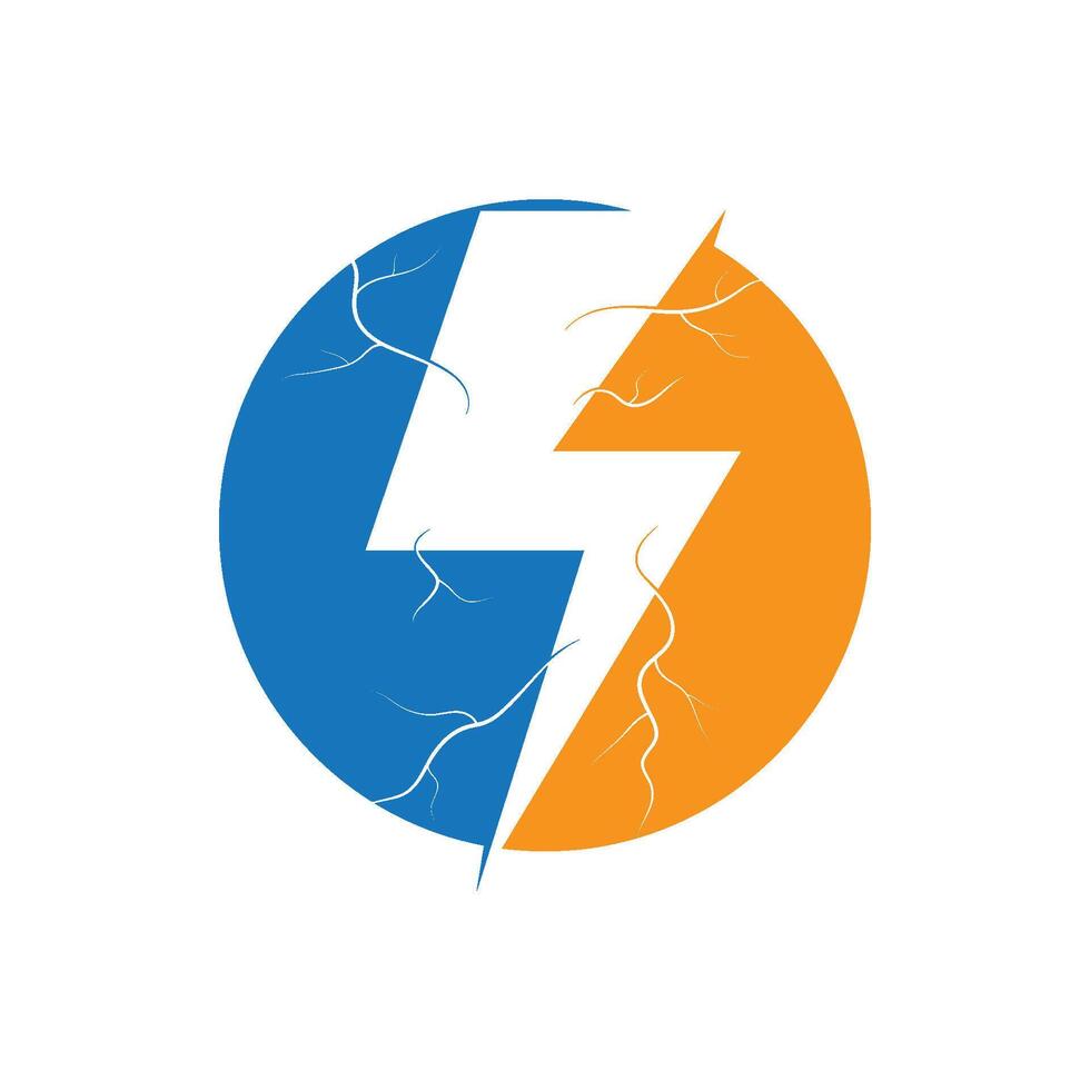 Blitz elektrisch Symbol Vektor