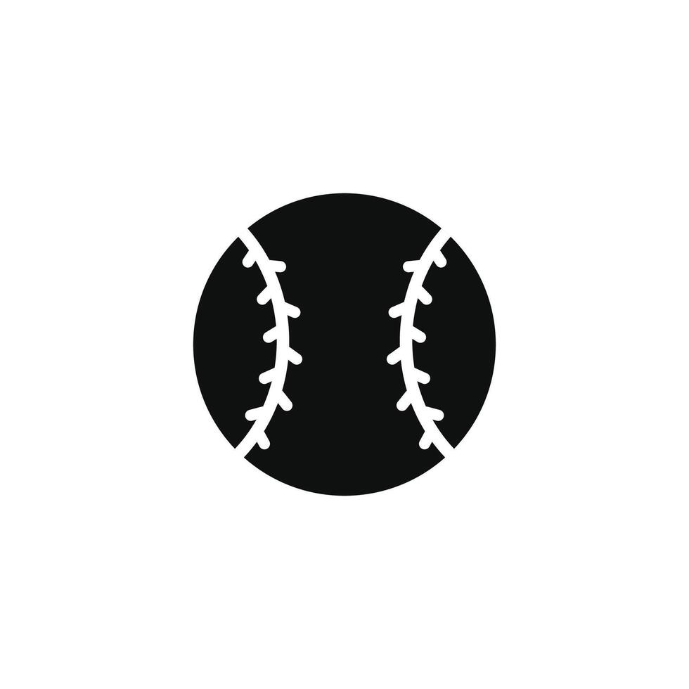 Baseball Symbol isoliert auf Weiß Hintergrund vektor