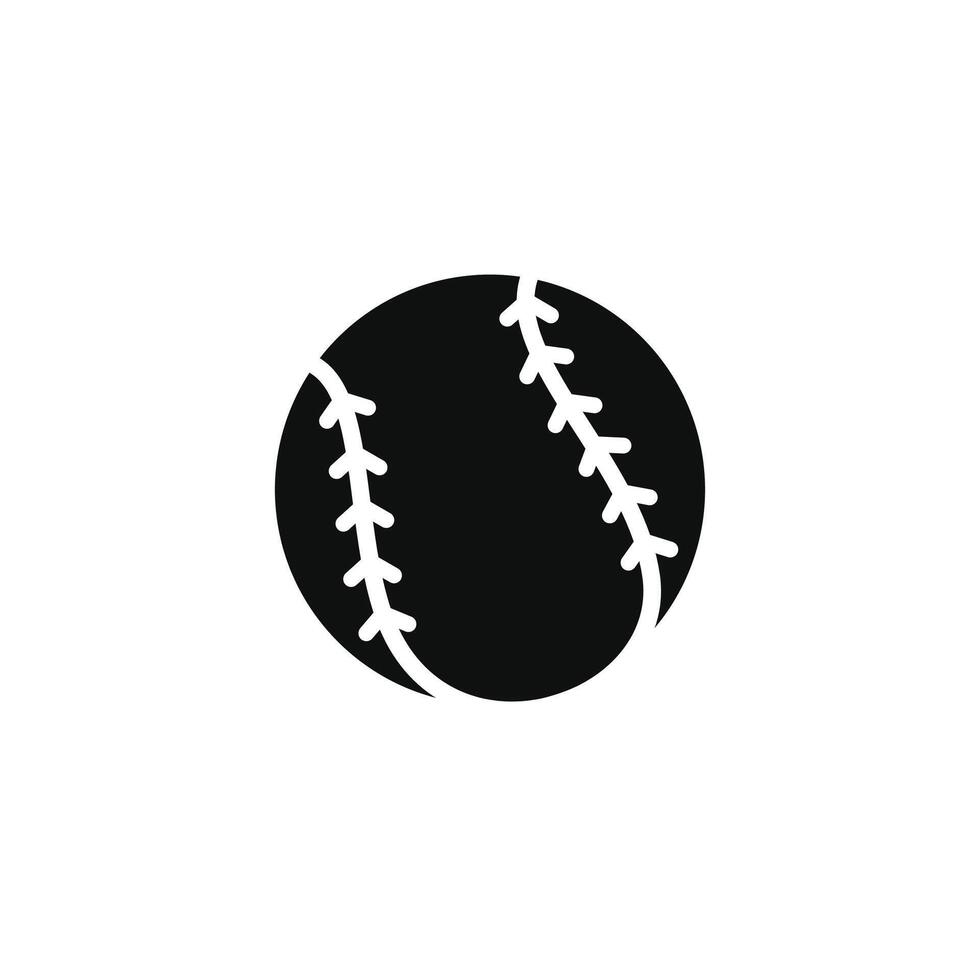 Baseball Symbol isoliert auf Weiß Hintergrund vektor