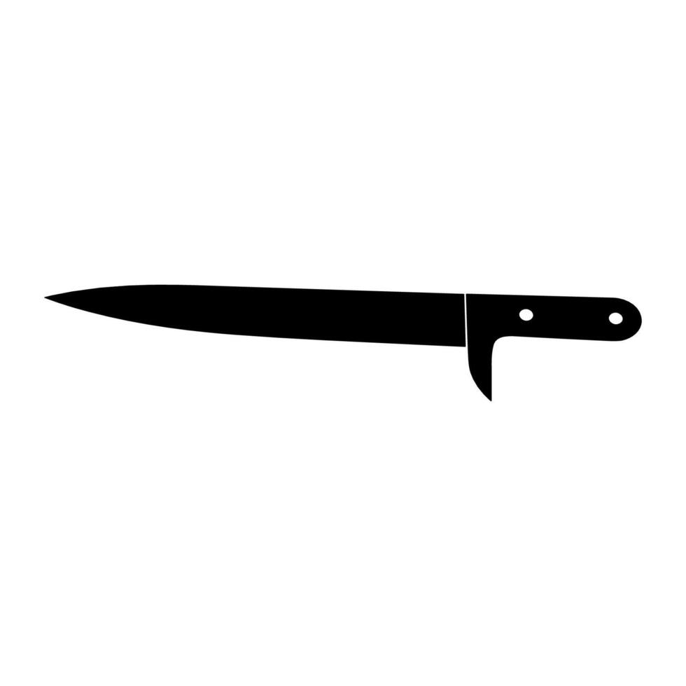 kniv silhuetter, kniv vektor ikon göra med vektor.