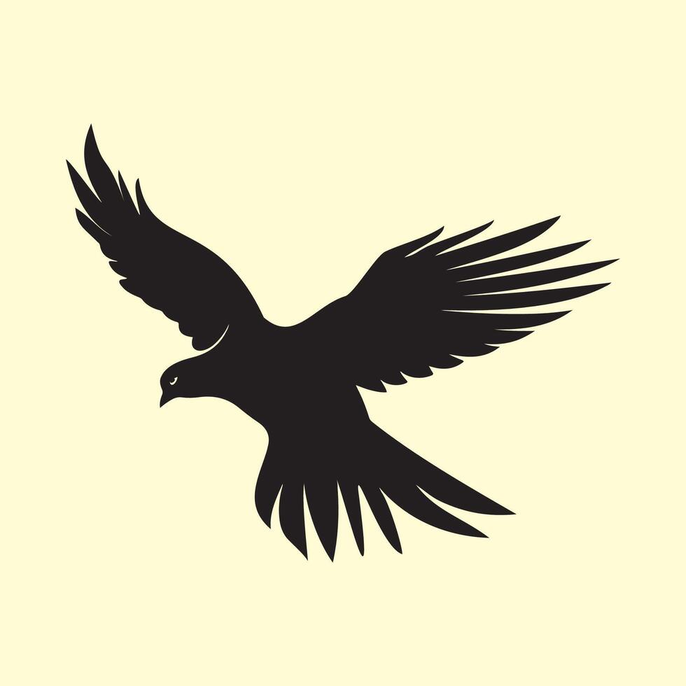 Taube Logo Design Konzept Vektor. Vogel Logo Vorlage. Symbol Symbol vektor