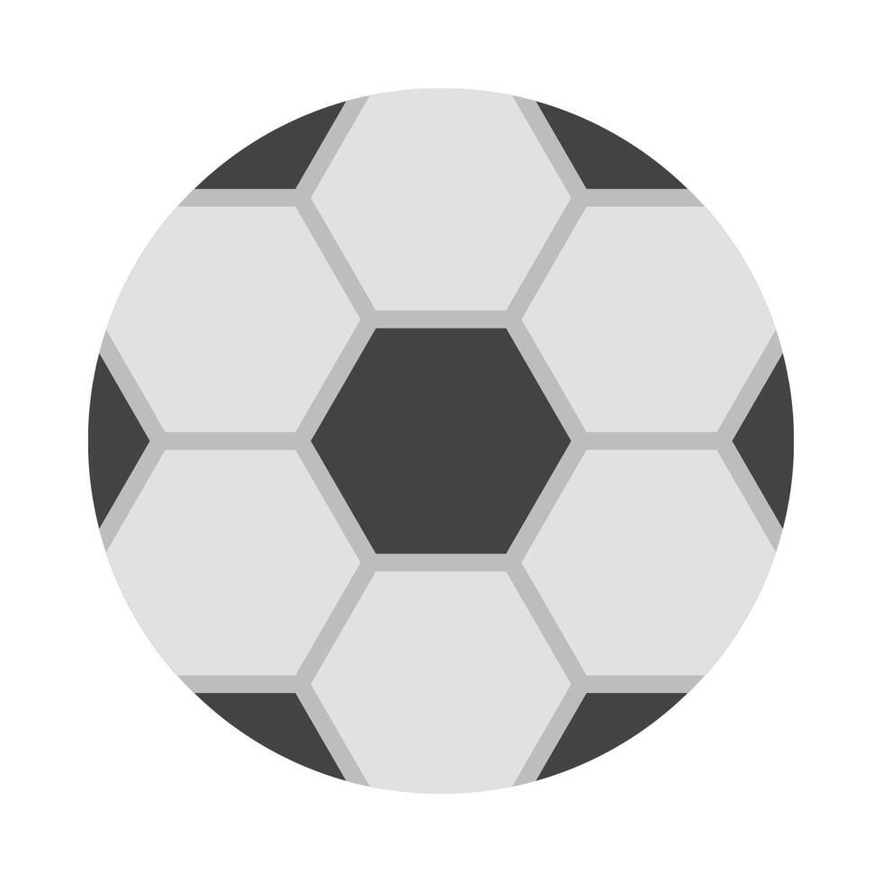 Fußball Vektor eben Symbol Design