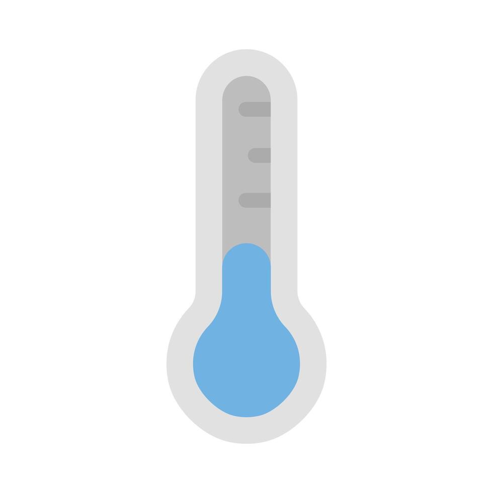 kall temperatur vektor platt ikon design