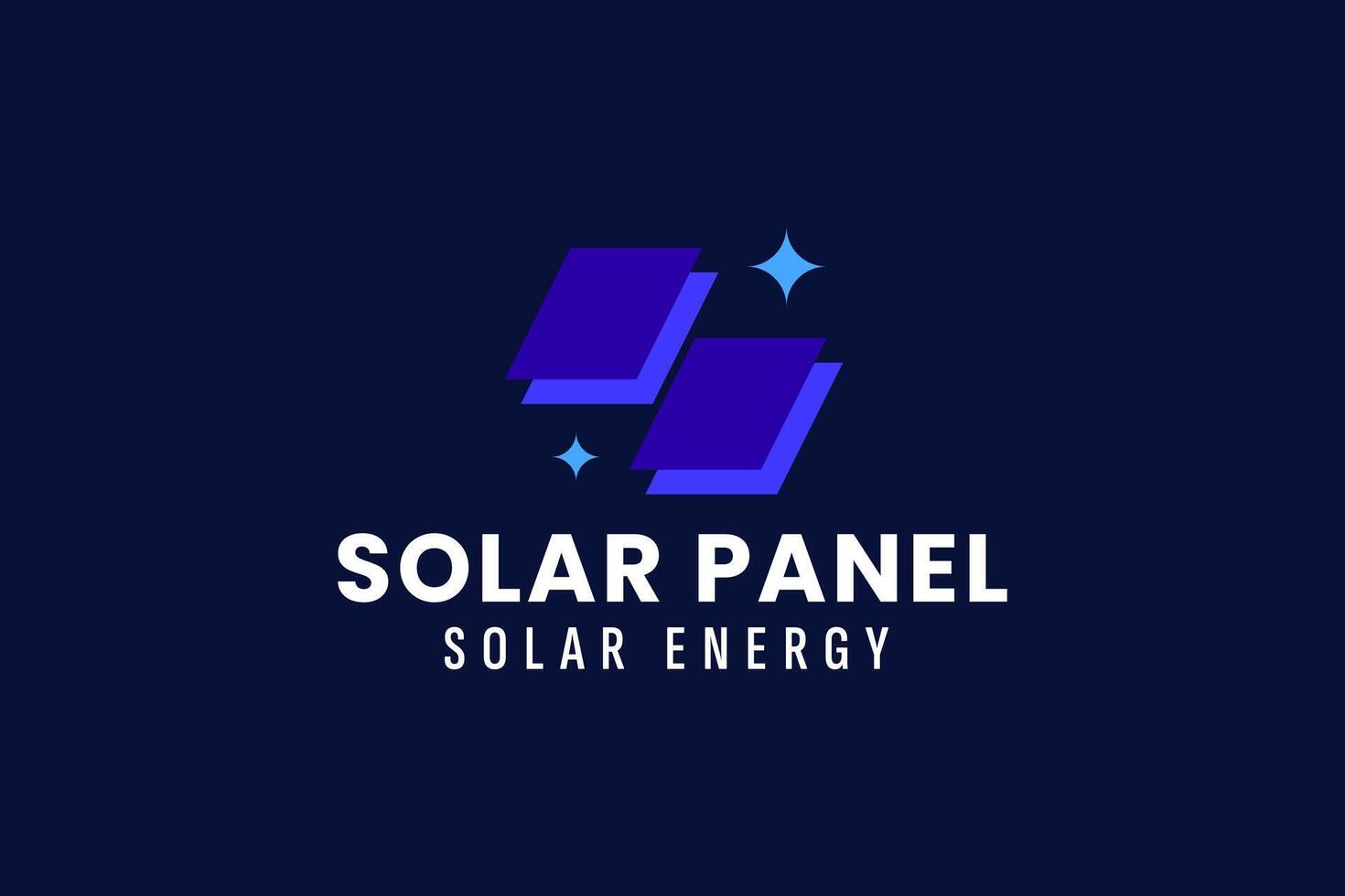 Solar- Panel Logo Vektor Symbol Illustration