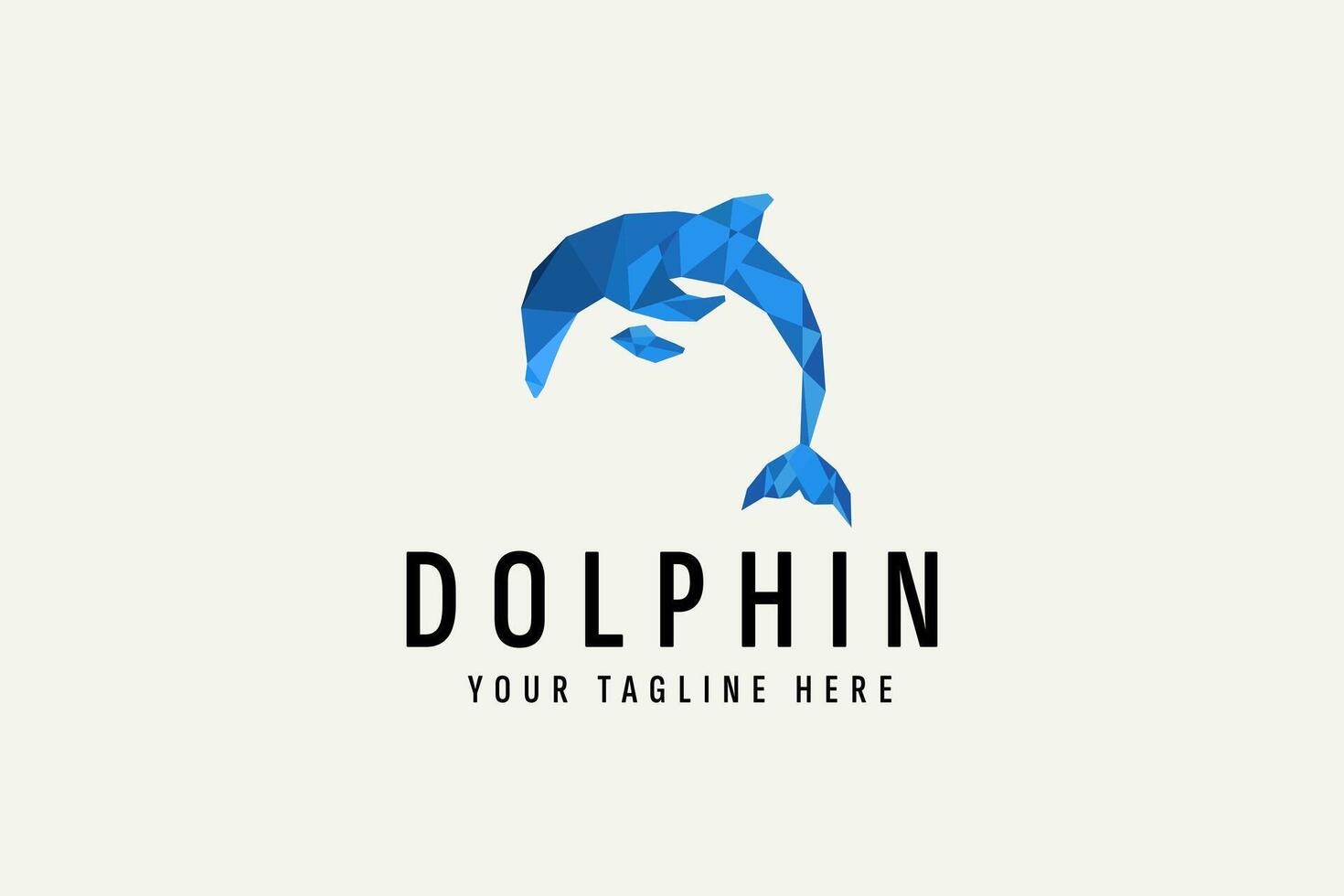 delfin logotyp vektor ikon illustration