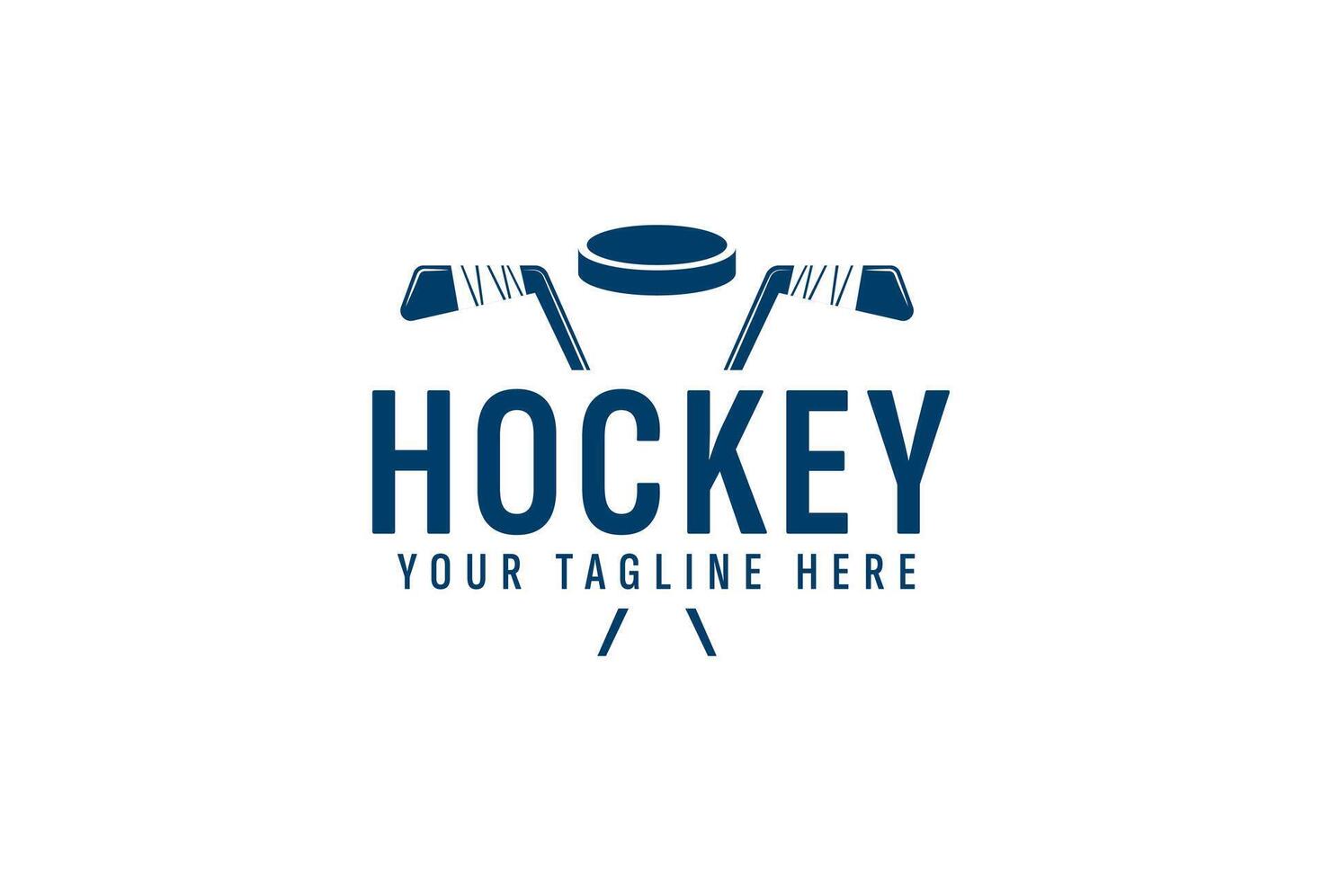 hockey logotyp vektor ikon illustration