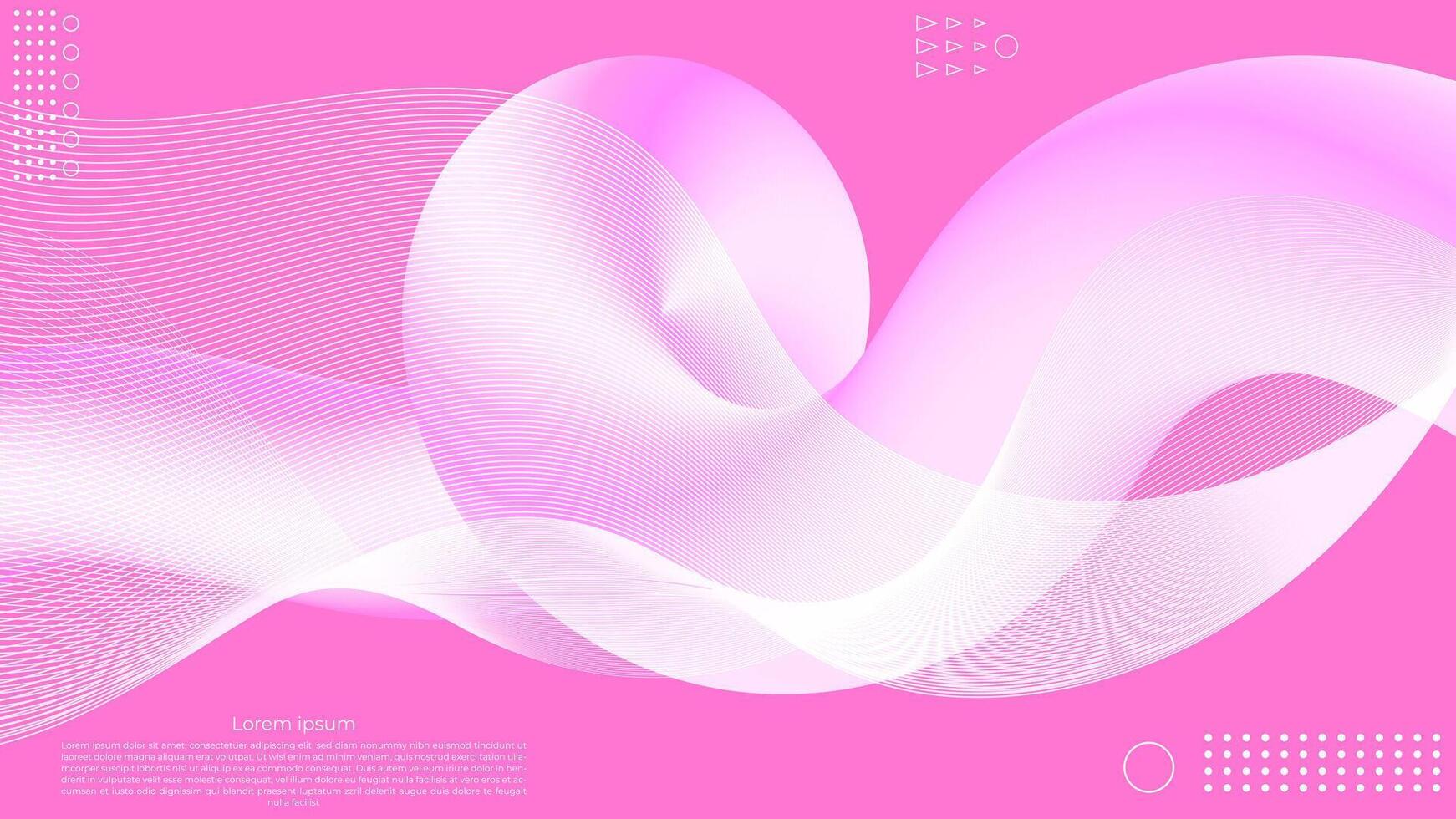 Rosa Flüssigkeit Hintergrund Design vektor