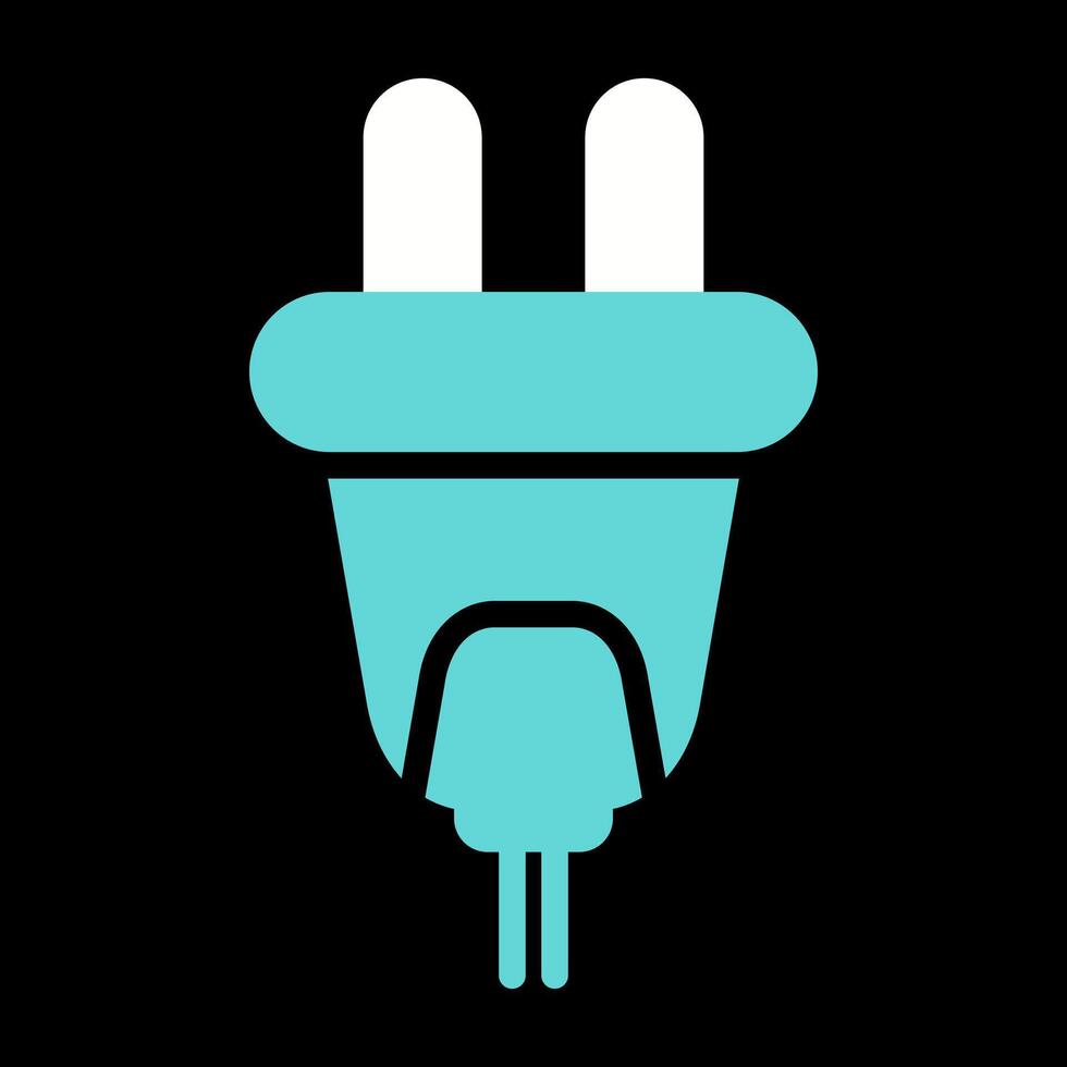 Plug-Vektor-Symbol vektor