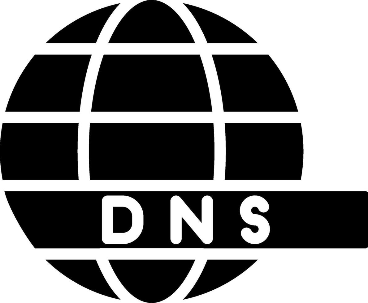 DNS Server Vektor Symbol