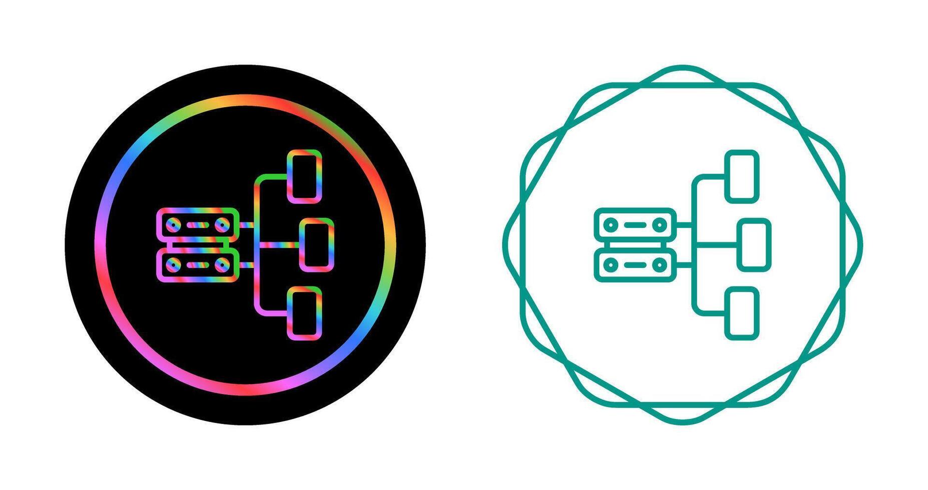 Daten die Architektur Vektor Symbol