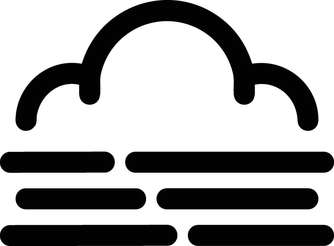 Wolke Symbol Symbol Vektor Bild