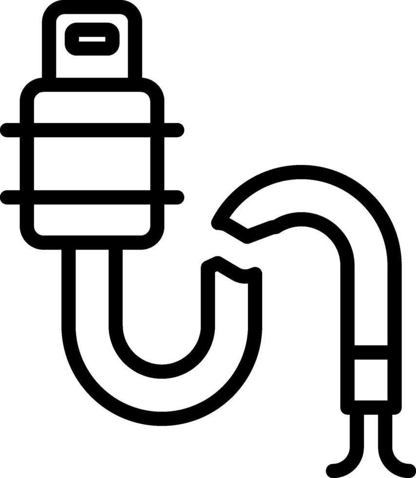 gebrochen Kabel Vektor Symbol