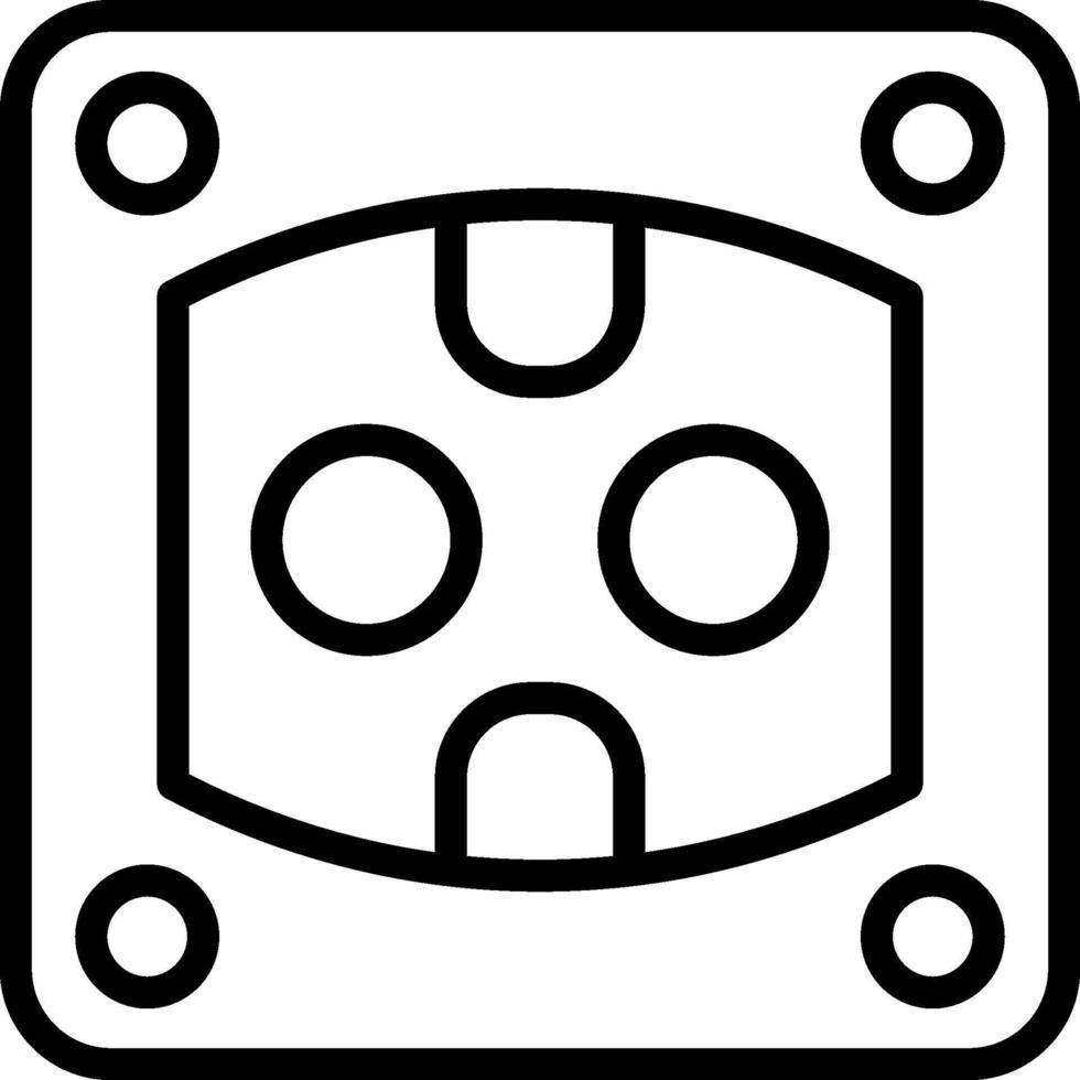 Socket-Vektor-Symbol vektor