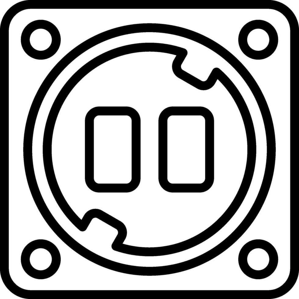 Socket-Vektor-Symbol vektor