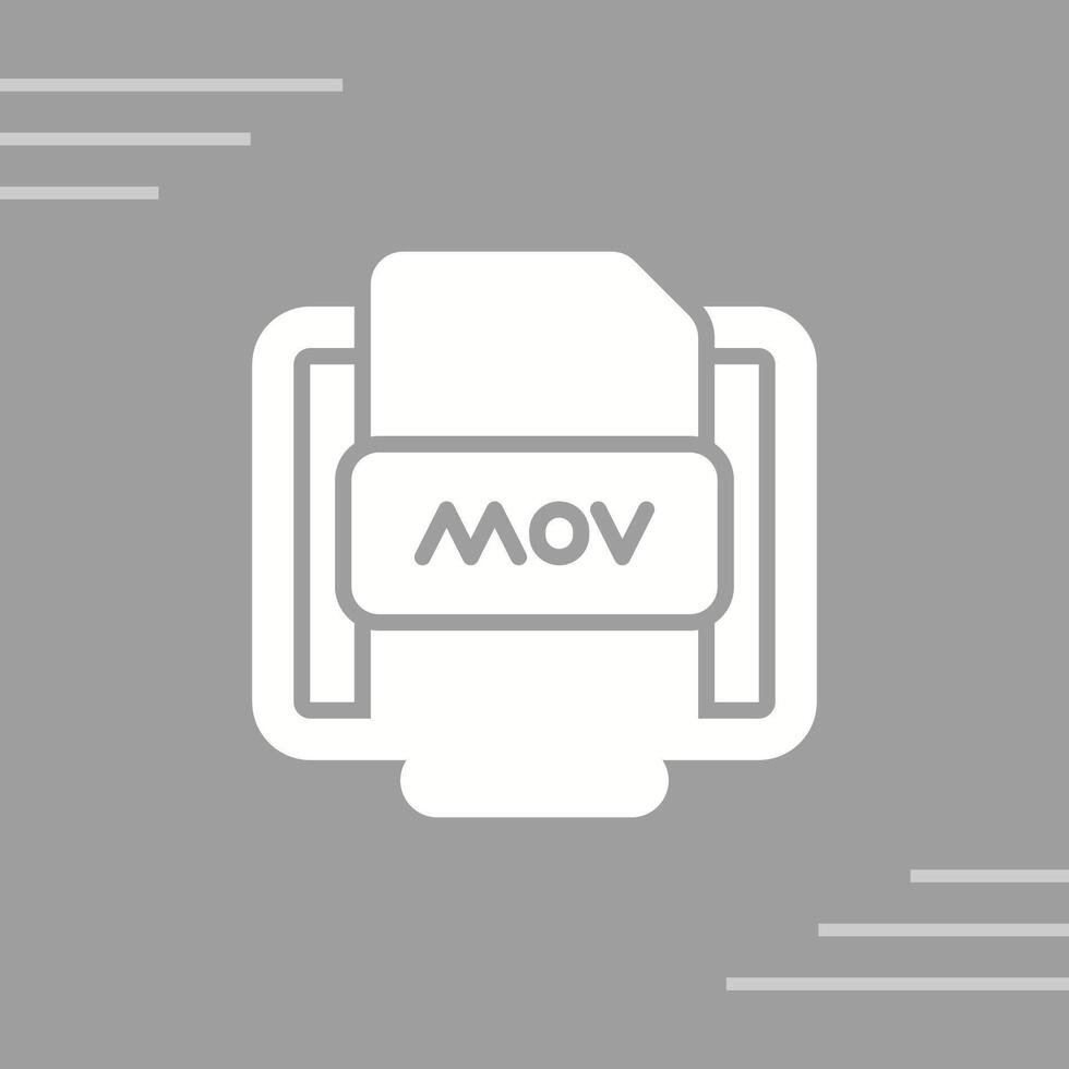 mov Datei Vektor Symbol
