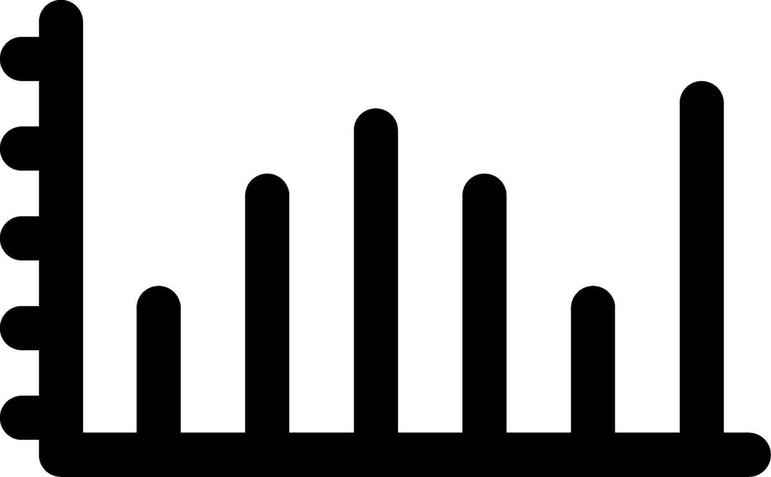 Statistik-Vektorsymbol vektor