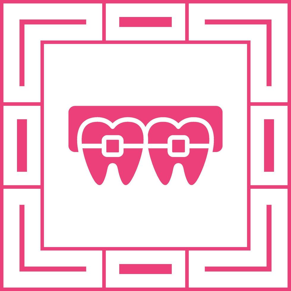 tandställning vektor ikon