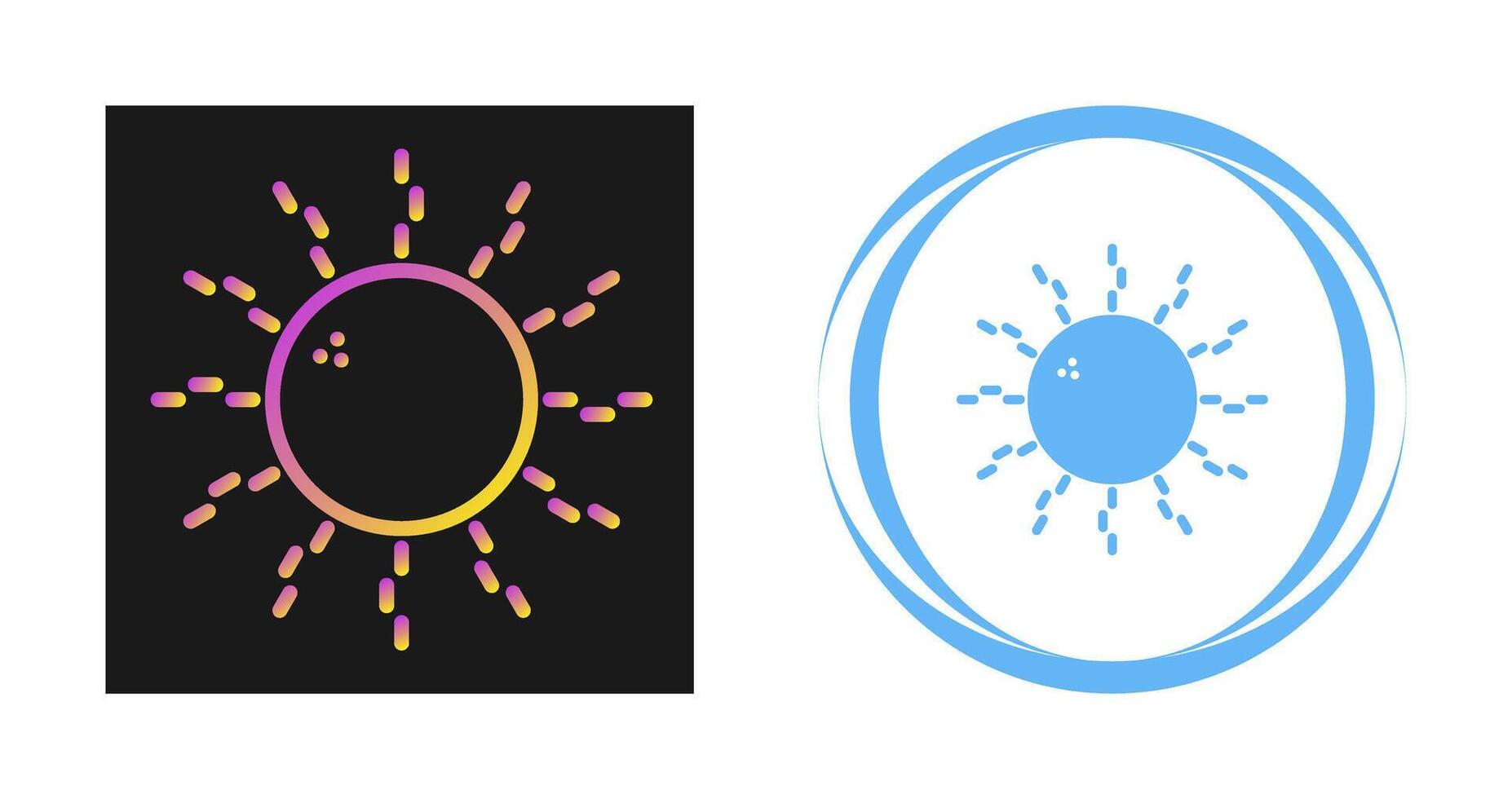 Sonnenvektorikone vektor