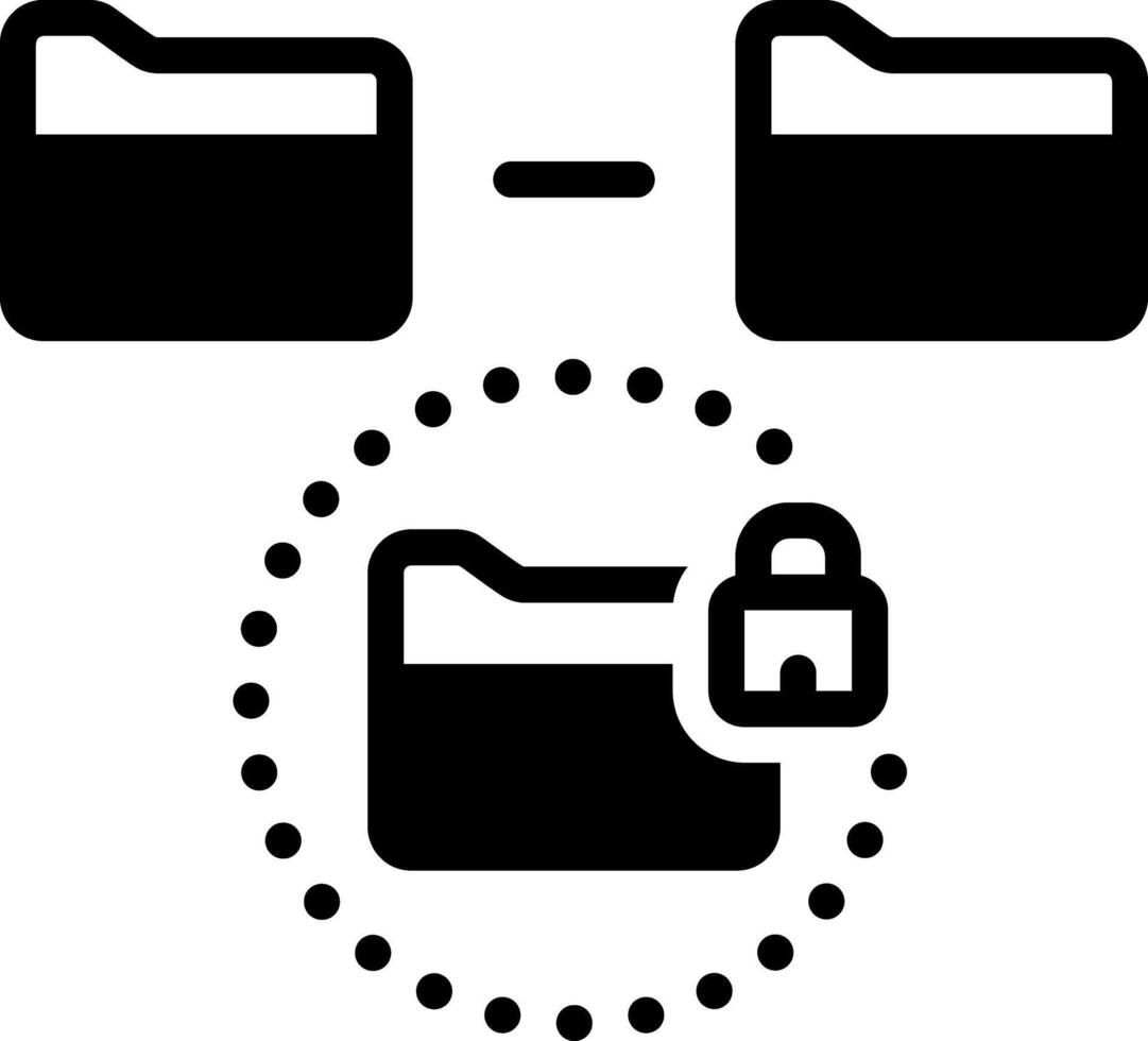 Vektor solide schwarz Symbol zum persönlich