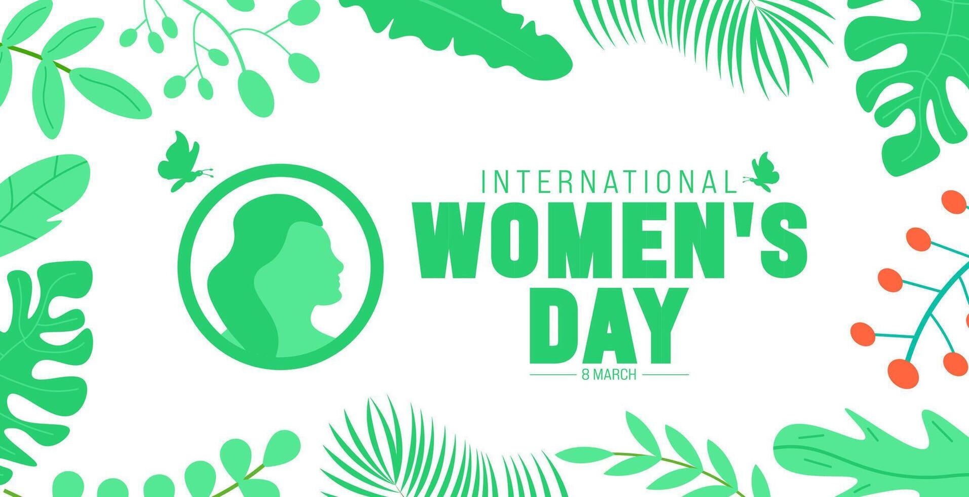 8 Mars är internationell kvinnors dag bakgrund med blomma design. använda sig av till bakgrund, baner, plakat, kort, och affisch design mall. vektor illustration.