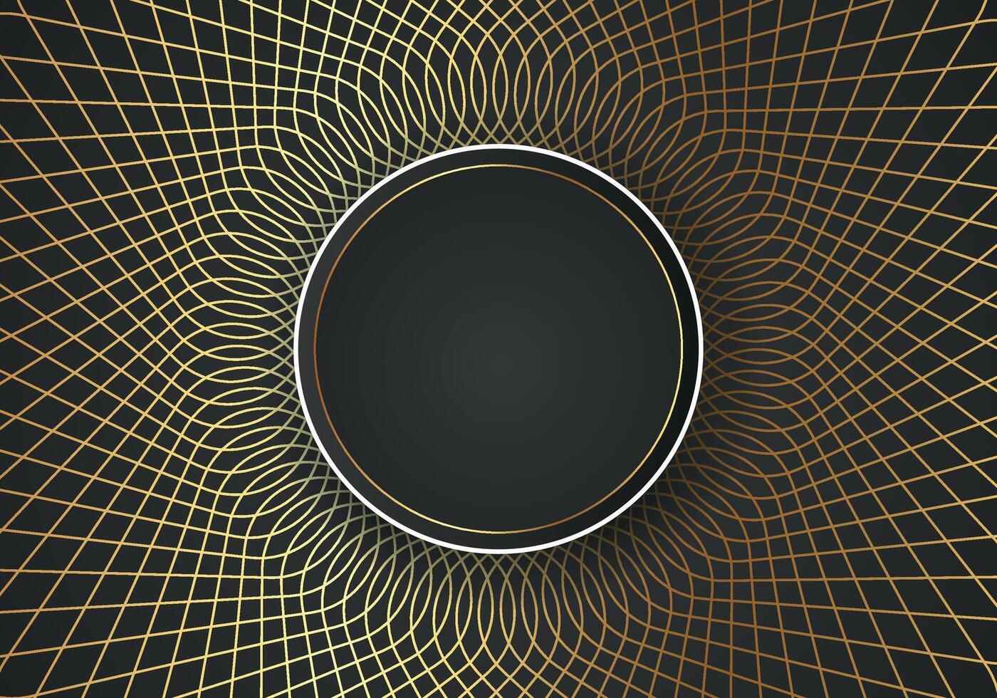 abstrakt svart och guld linjer lyx bakgrund vektor
