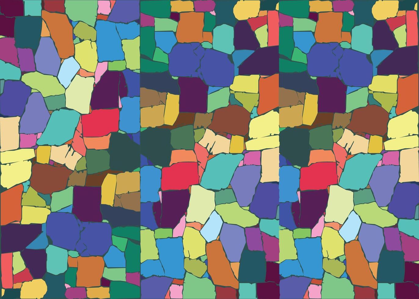 einzigartig abstrakt Mosaik bunt Hintergrund vektor