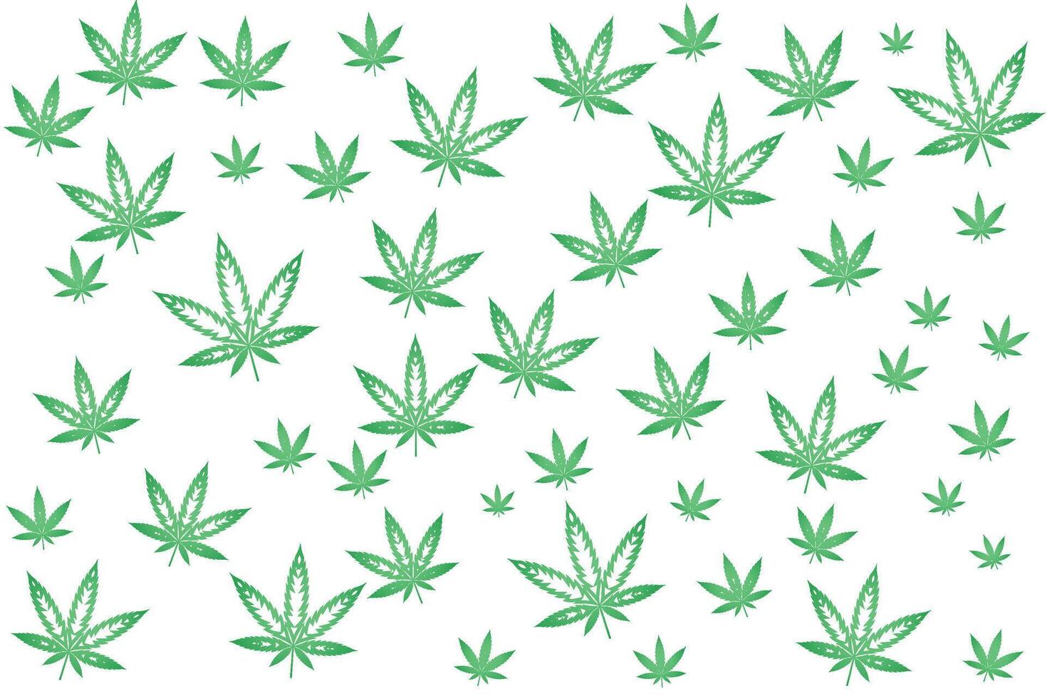 cannabis mönster med marijuana löv vektor