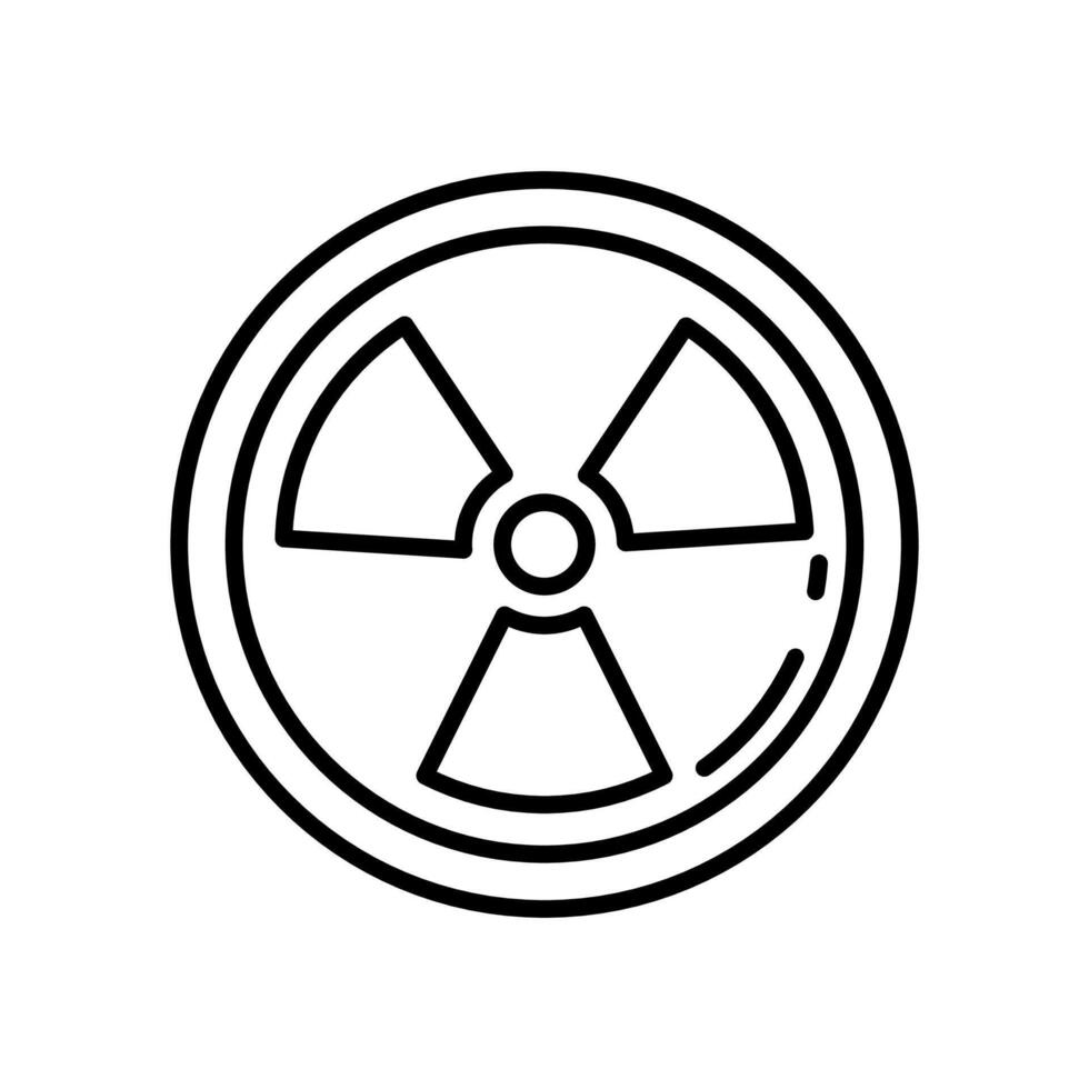 Strahlung Symbol im Vektor. Logo vektor