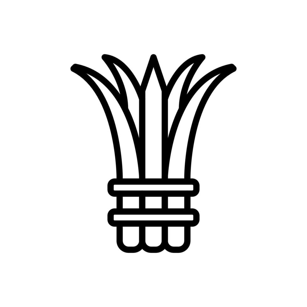 gräslök växt ikon i vektor. logotyp vektor