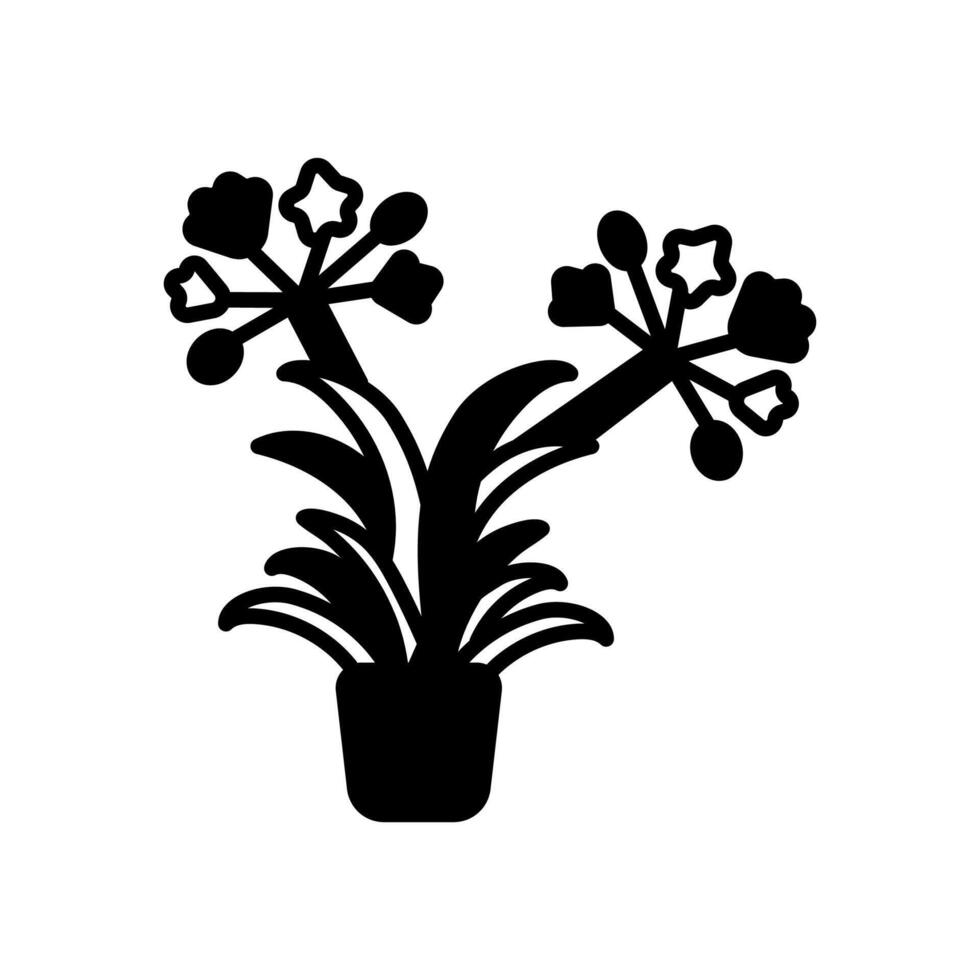 agapanthus ikon i vektor. logotyp vektor