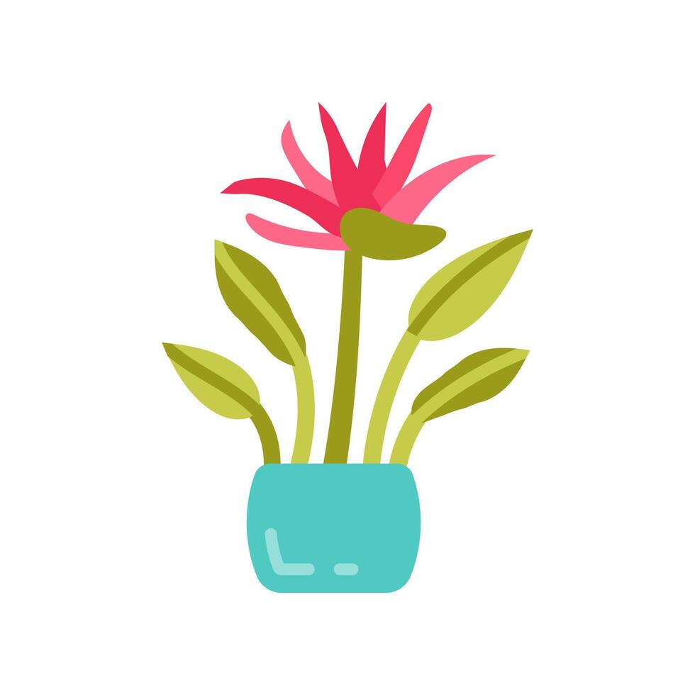 Kran Blume Symbol im Vektor. Logo vektor