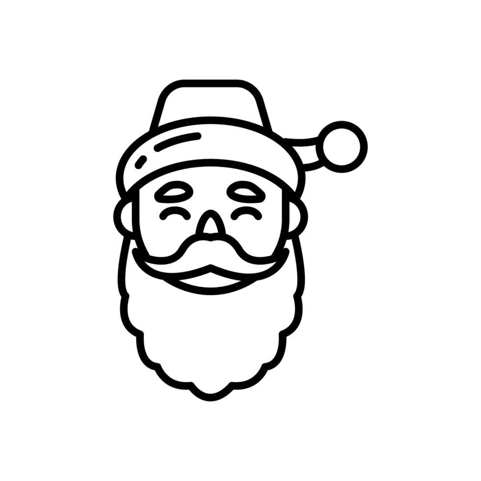 santa claus diet ikon i vektor. logotyp vektor