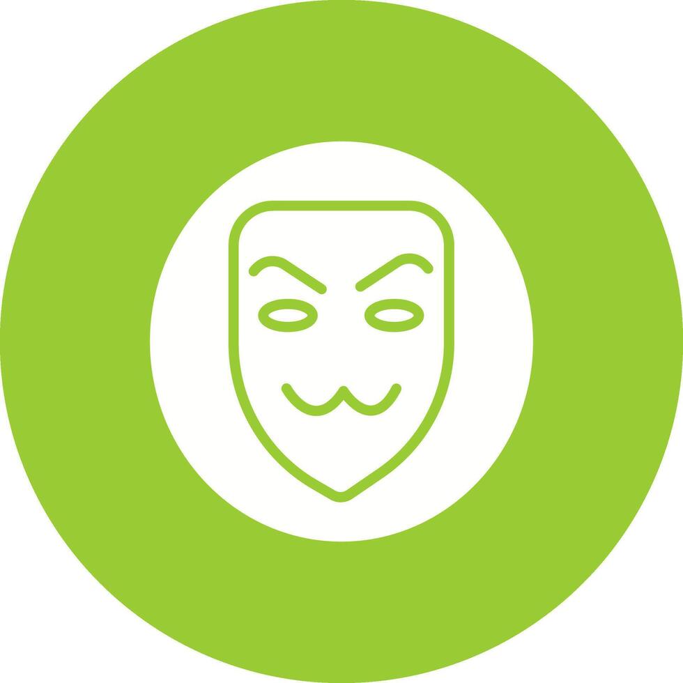 Hacker-Maskenvektor-Symbol vektor