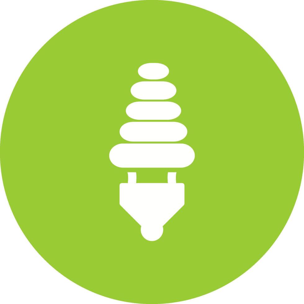 Energiesparlampen-Vektorsymbol vektor