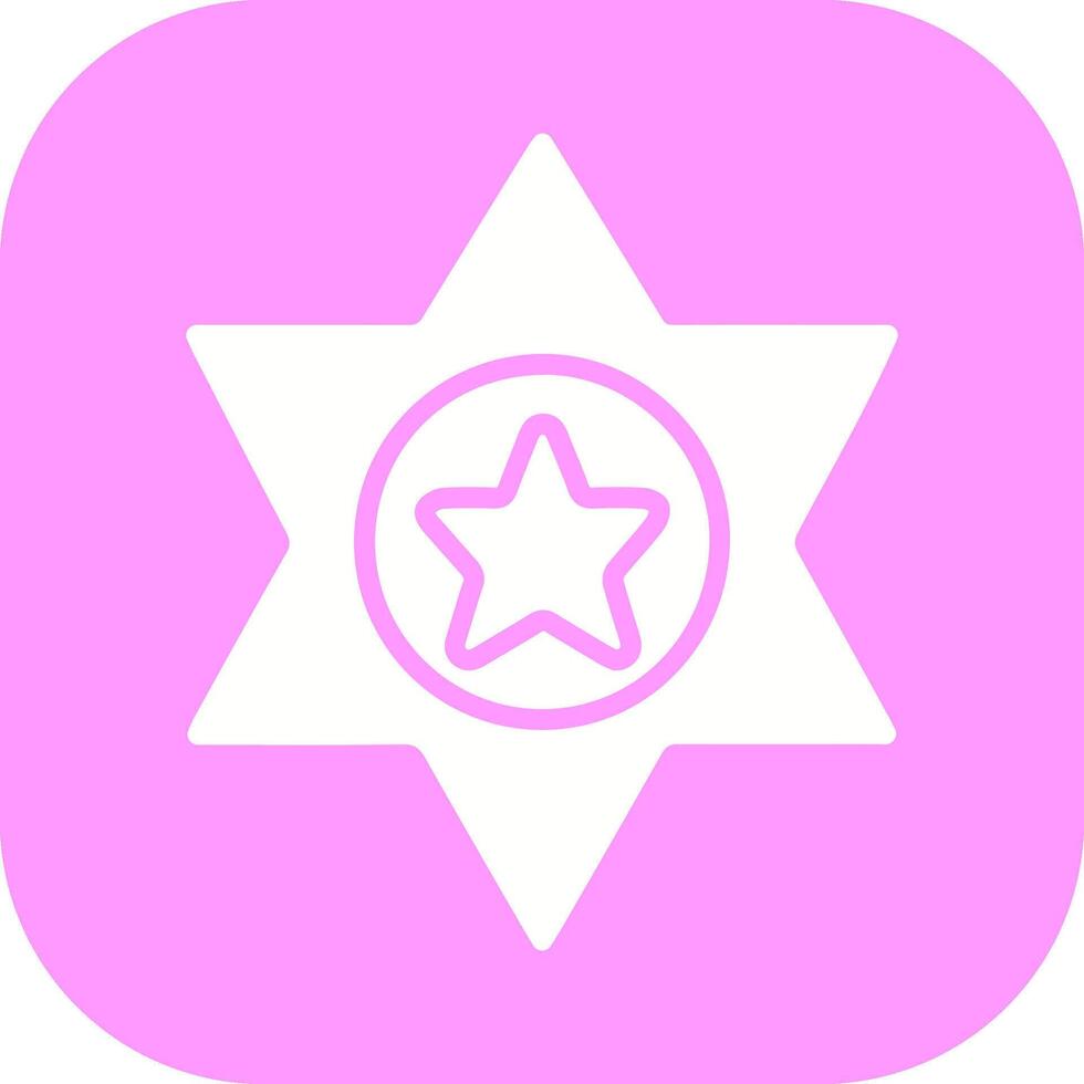 sheriff vektor ikon