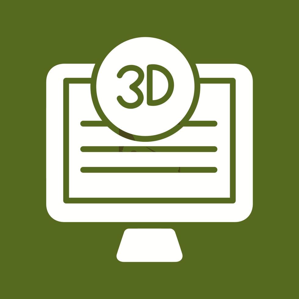 3d Qualität Bildschirm Vektor Symbol