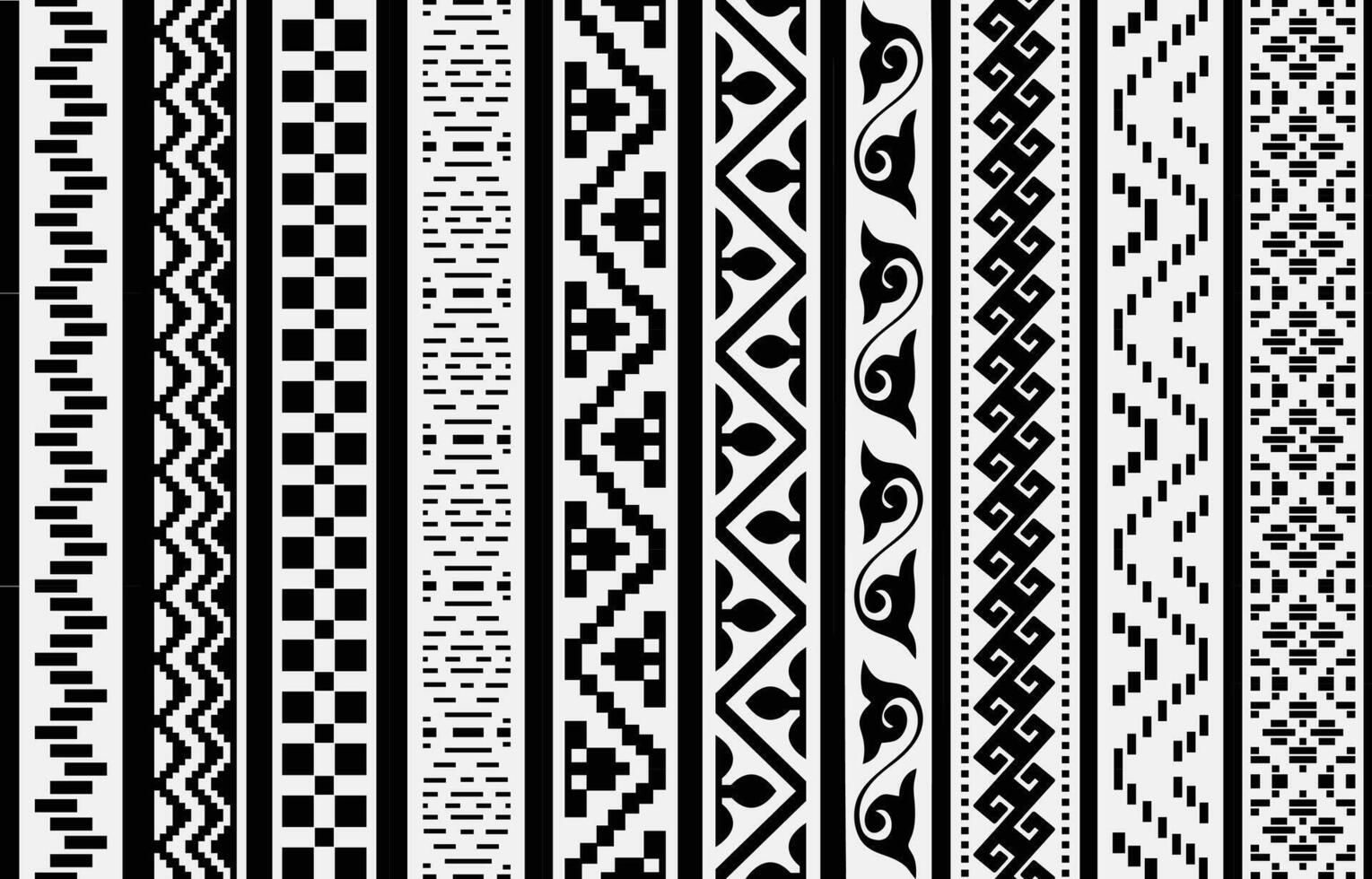 sömlös traditionell stam- batik mönster vektor
