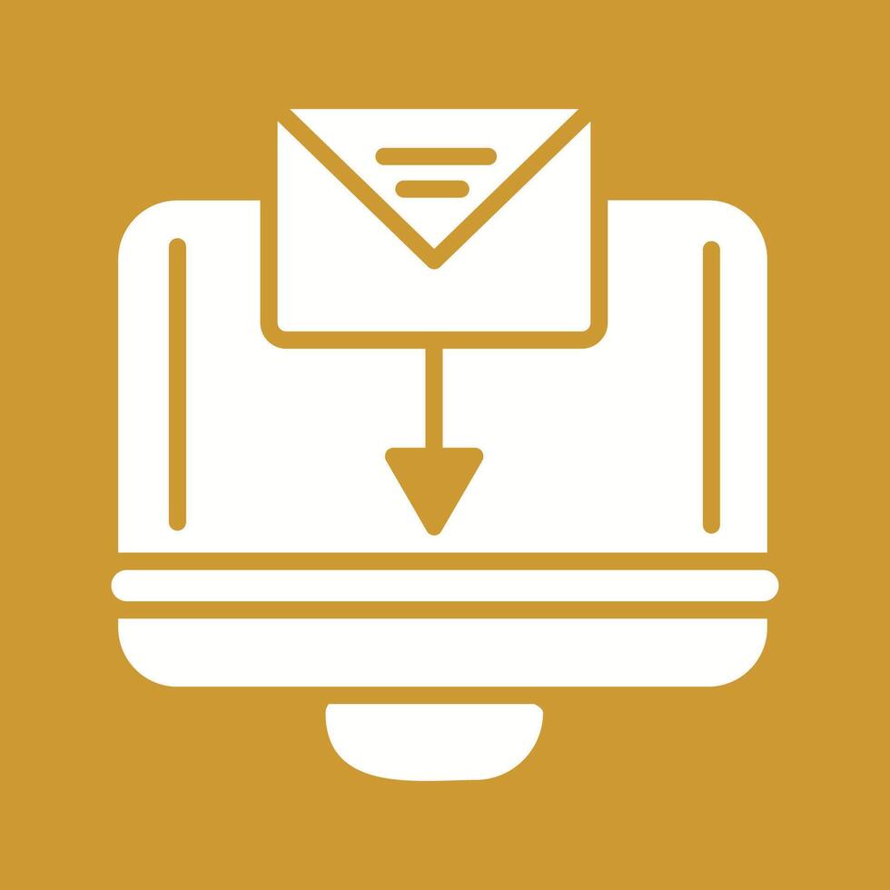 Mail hochladen Vektor Symbol