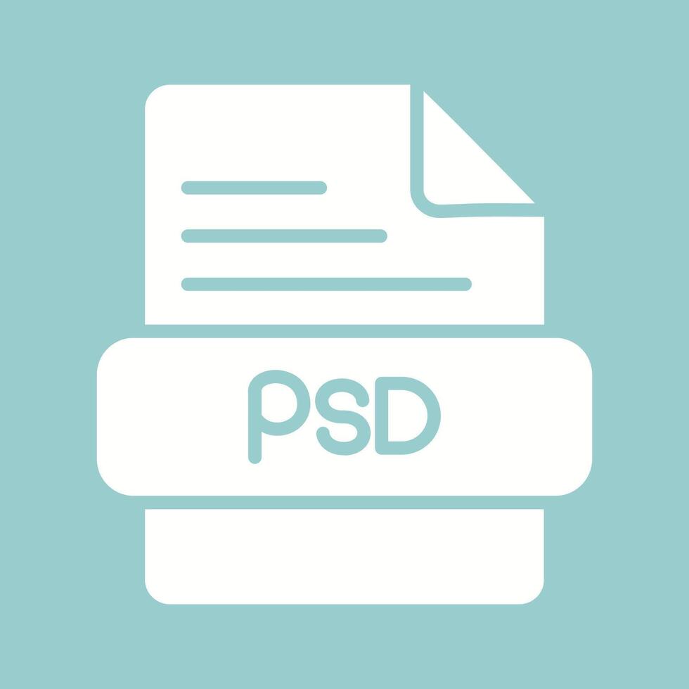 PSD-Vektorsymbol vektor