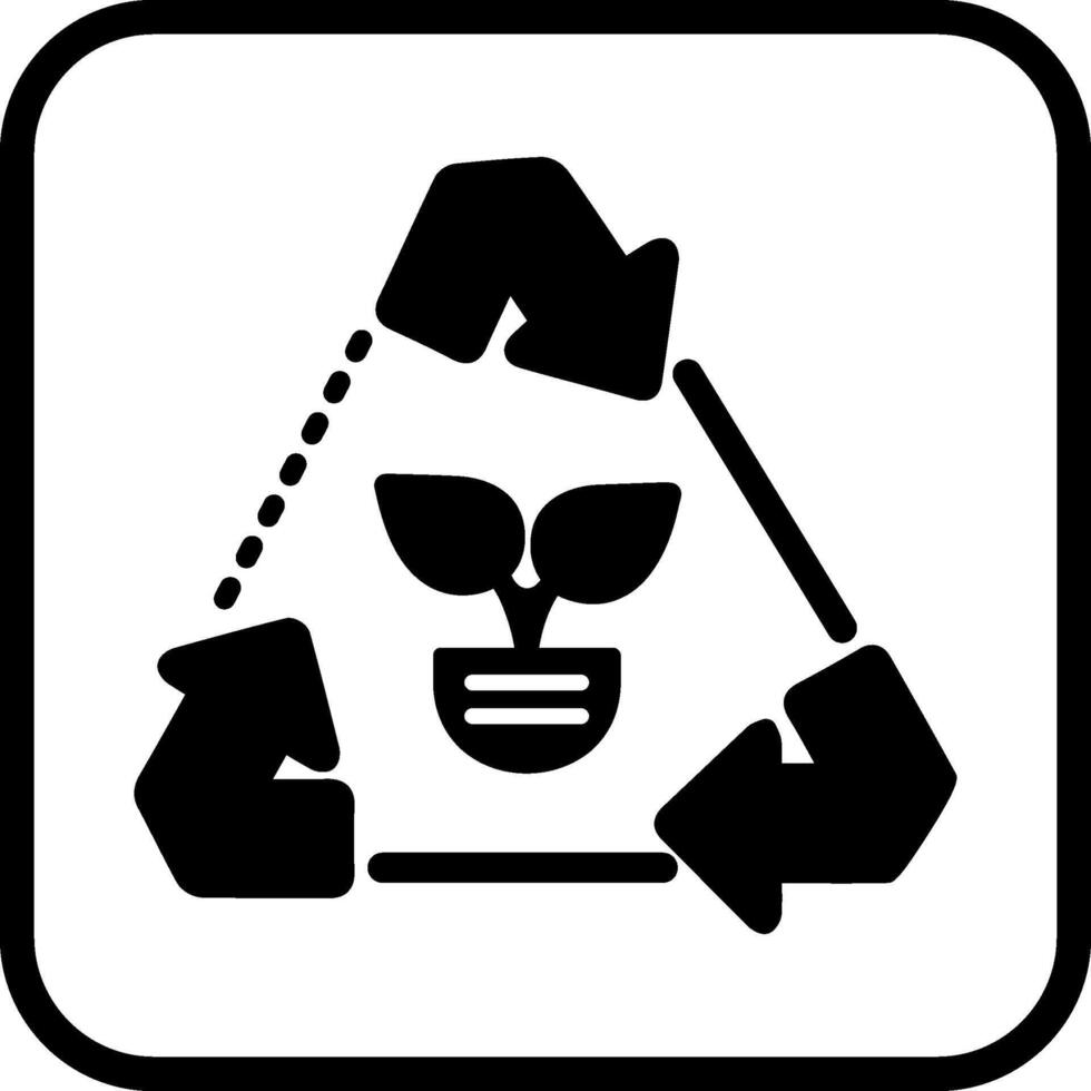 recyceln Pfeile Vektor Symbol